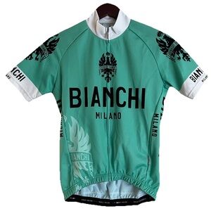 Bianchi Milano Cycling Jersey Size S Mint